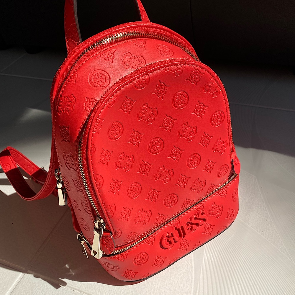 Brand New Red GUESS Women’s Small Backpack
